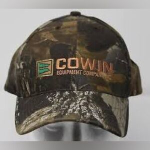 NWT Vintage Cowin Equipment Company Hat Realtree Camo Cap Construction Equipment